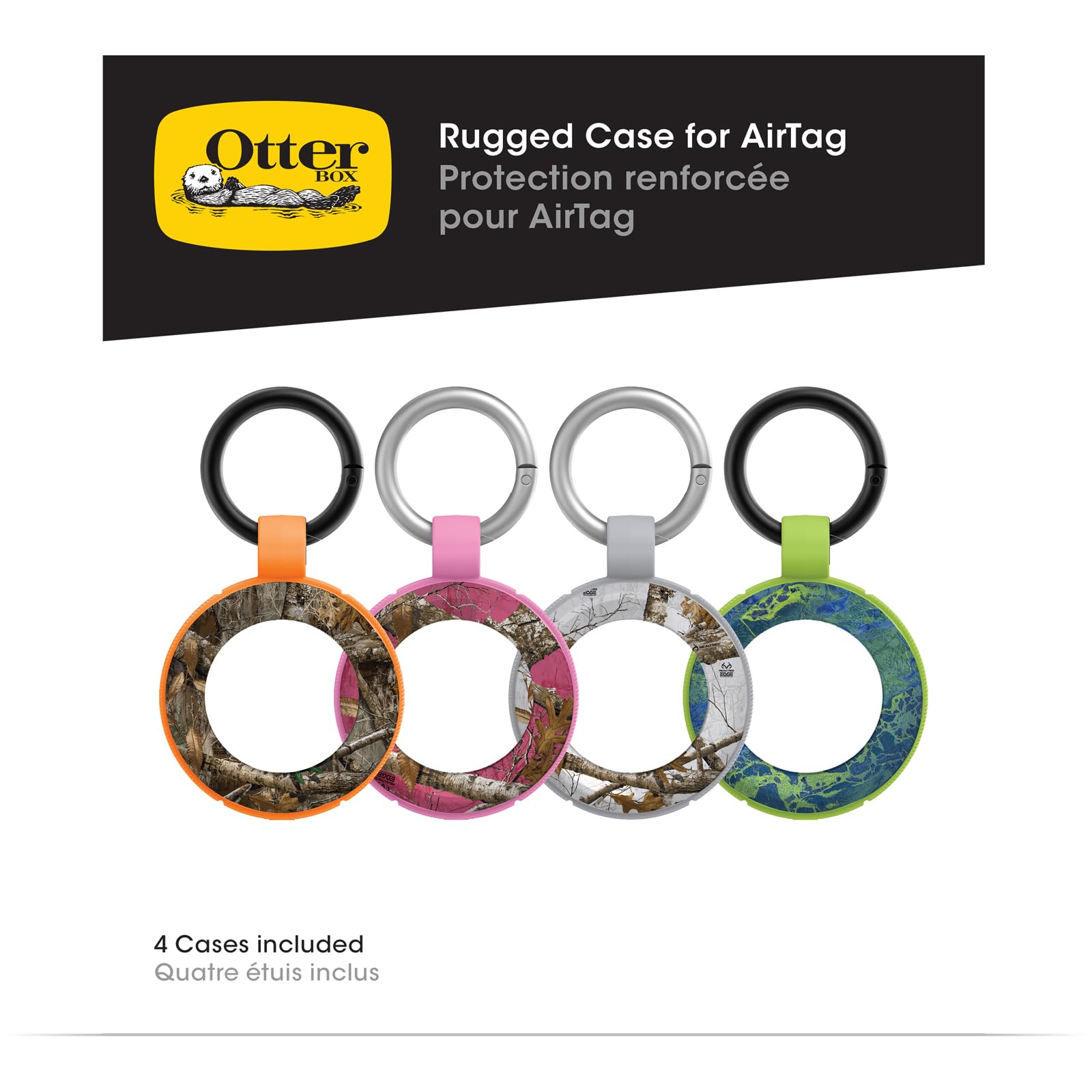 Amazon.com: OtterBox Rugged Tracker 4 Pack for Apple AirTag